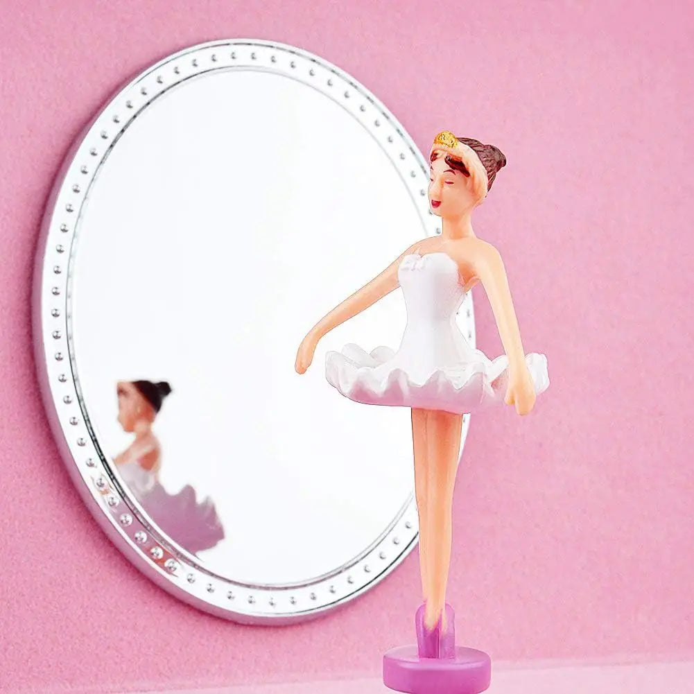 Kids Musical Jewelry Box with Drawer – Ballerina Theme, Swan Lake Tune, Velvet Lining | Girls Keepsake Organizer with Spinning Dancer 🎀