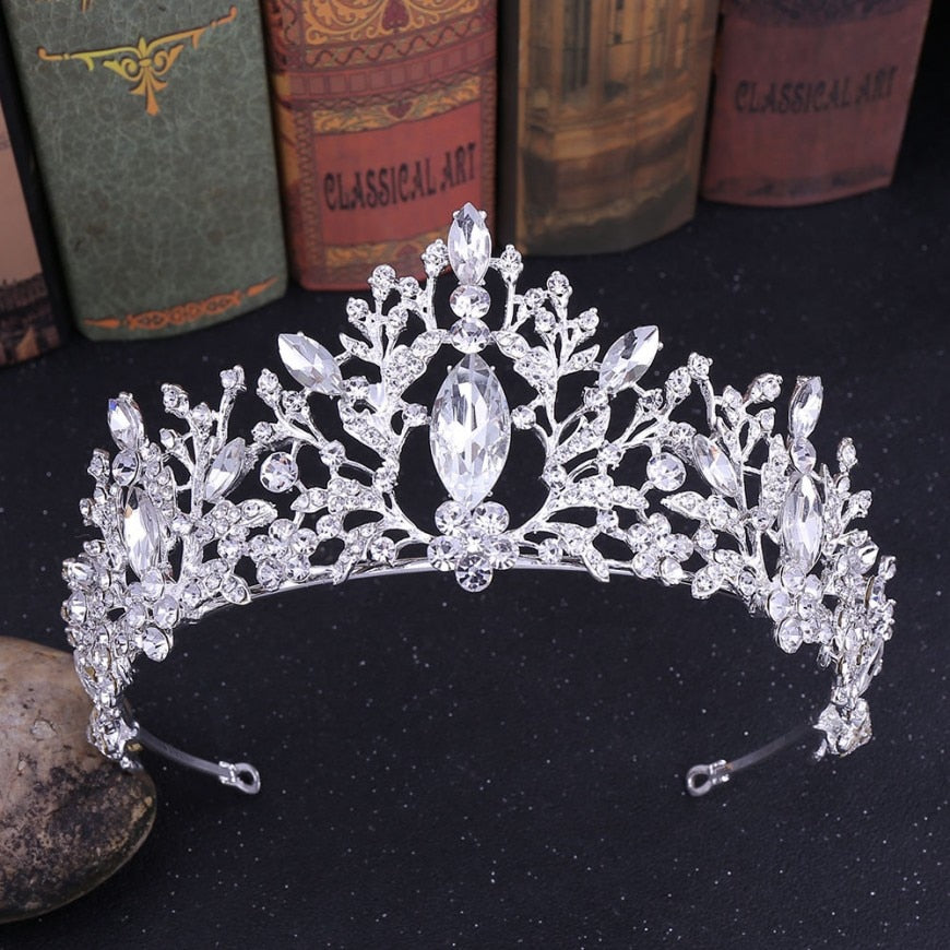 Baroque Opulence: Luxury Crystal Tiaras Pageant Diadems - Headbands that Redefine Elegance in Hair Accessories! - Kids Jewellery Shop