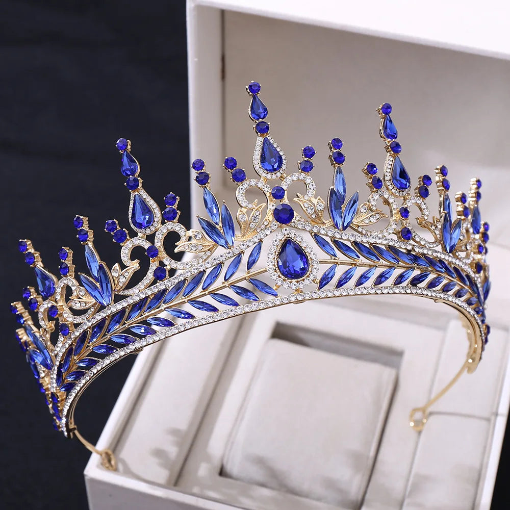 Elevate Your Elegance: Baroque Luxury Crystal Tiaras Headpiece! - Kids Jewellery Shop
