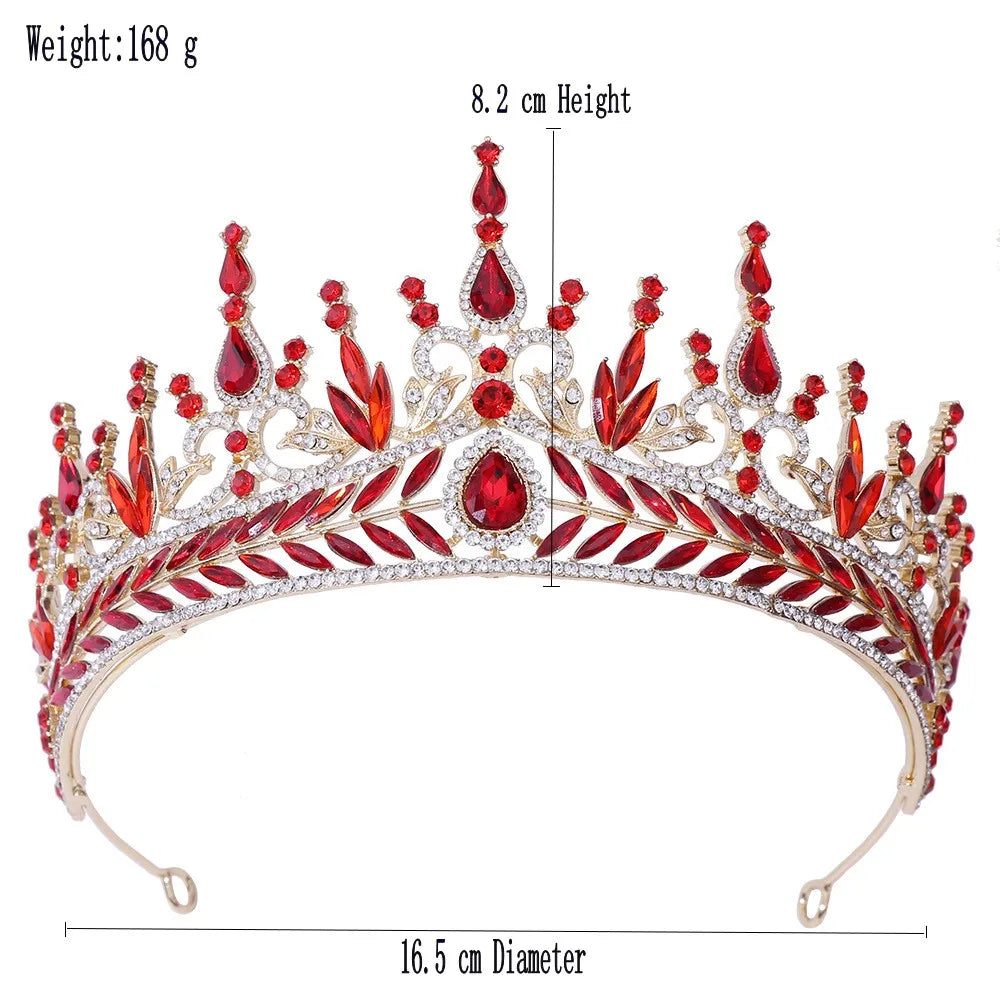 Elevate Your Elegance: Baroque Luxury Crystal Tiaras Headpiece! - Kids Jewellery Shop