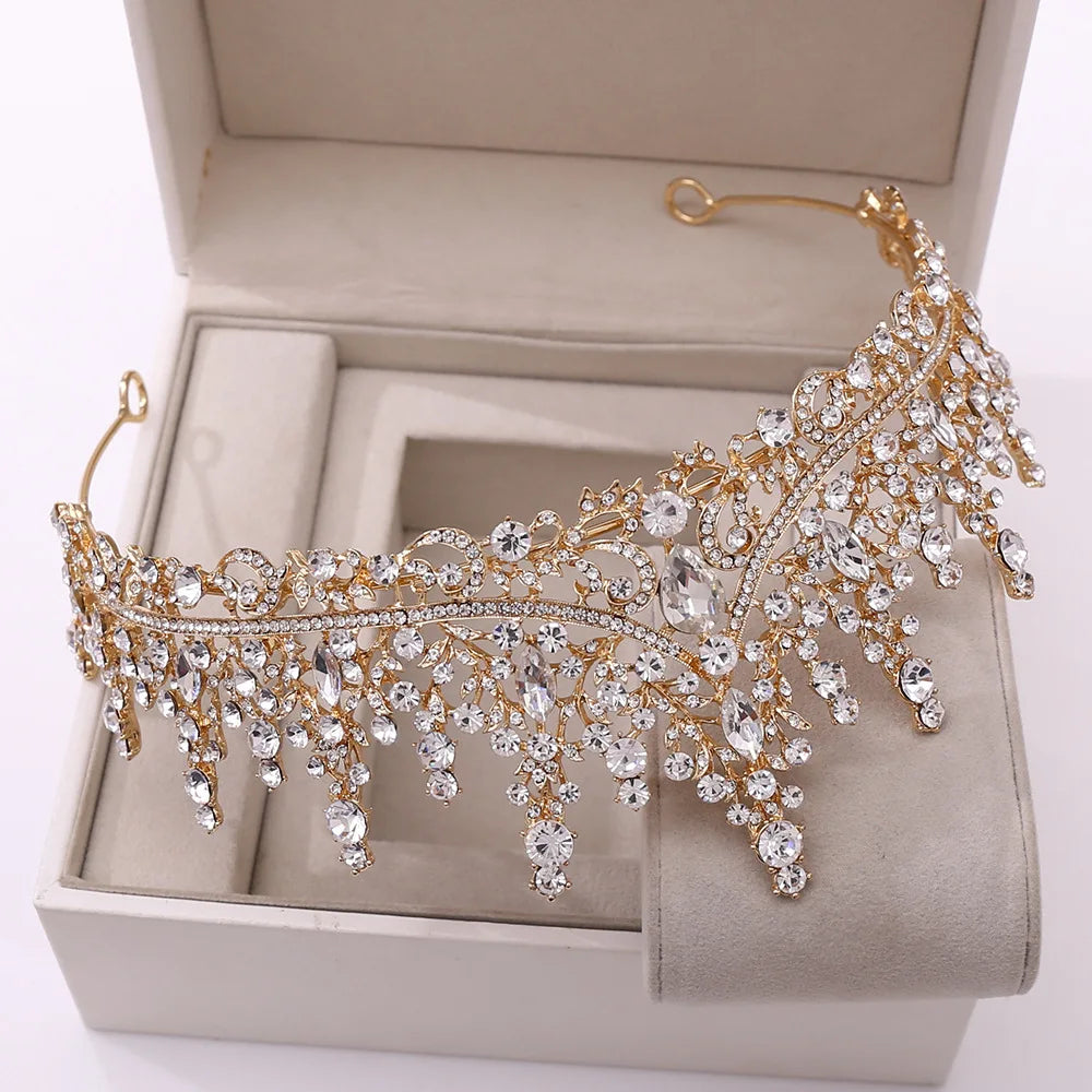 Baroque Retro Crystal Tiaras - Pageant, Prom, and Special Occasion Headband for Unparalleled Elegance! - Kids Jewellery Shop