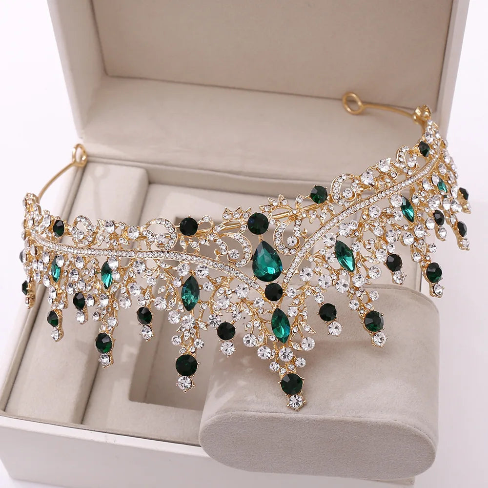 Baroque Retro Crystal Tiaras - Pageant, Prom, and Special Occasion Headband for Unparalleled Elegance! - Kids Jewellery Shop