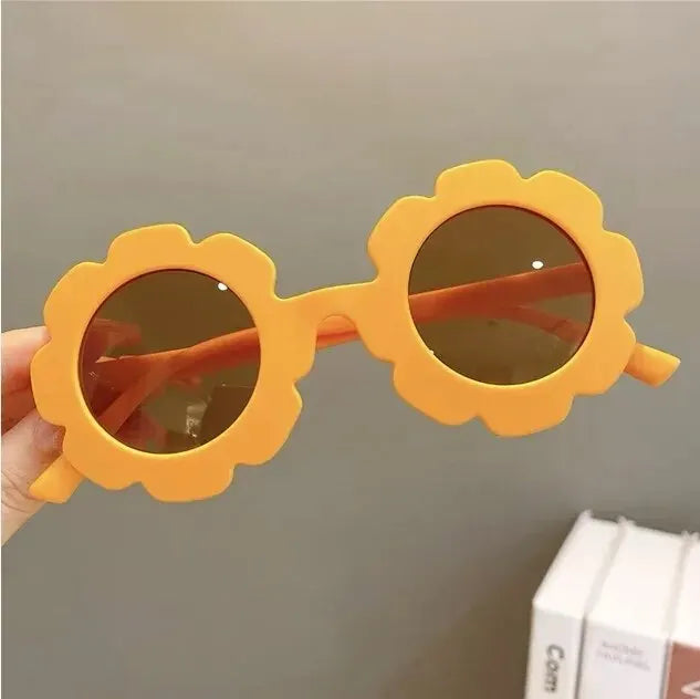 Cute Flower Kids Sunglasses 🌼 | Candy Color UV Protection Shades for Girls & Boys | Toddler Outdoor Summer Glasses