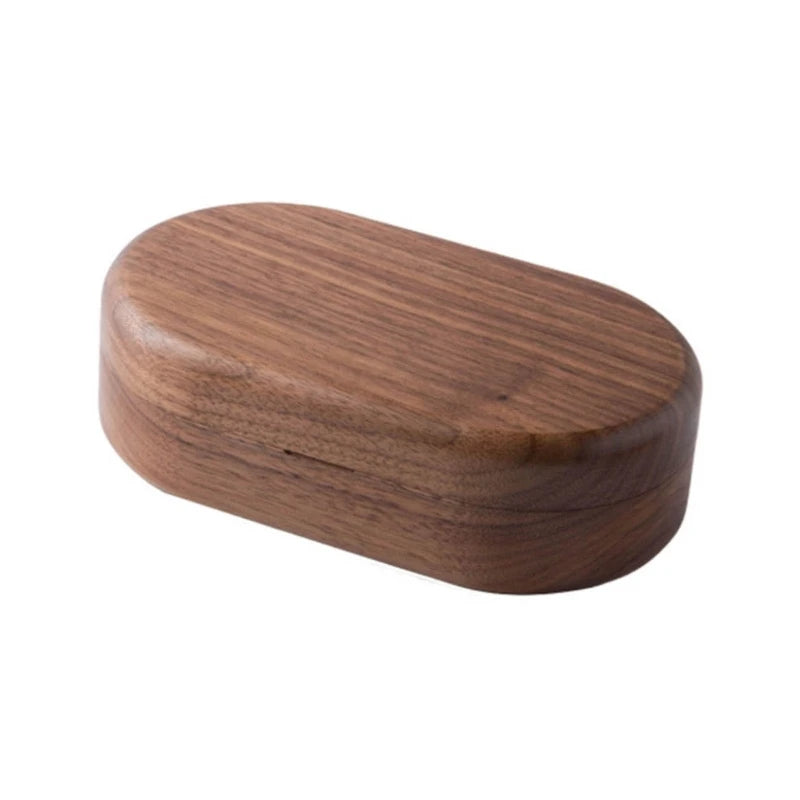 Delicate Walnut Wooden Jewelry Box 🌿 | Elegant Ring, Earring & Necklace Storage Organizer for Girls & Women!