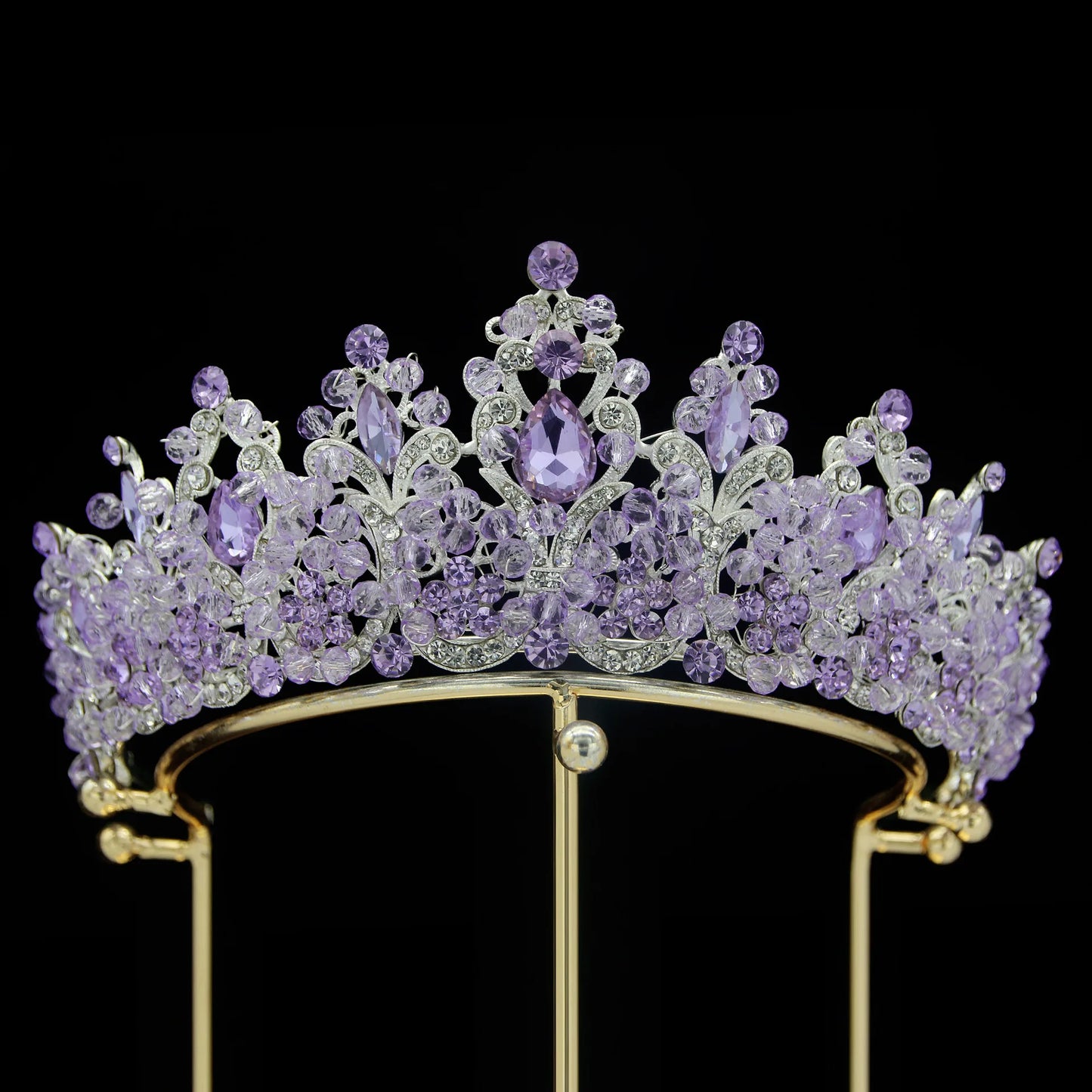 Glamour Unveiled: Gorgeous Crystal Princess Tiara For Party, Pageant, Prom - Fit for Royalty!