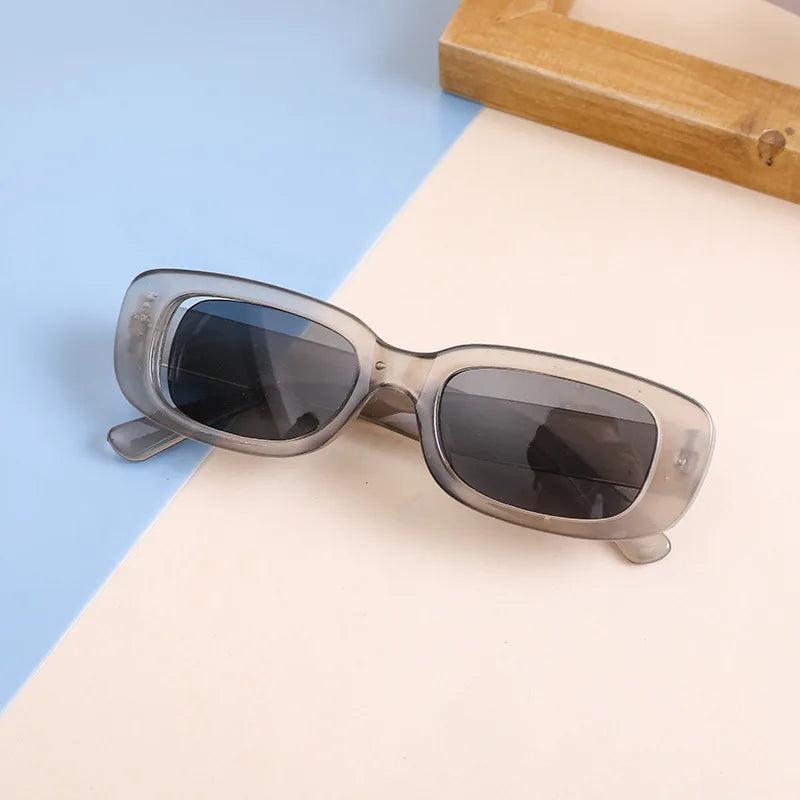 Trendy Kids Rectangle Sunglasses 🕶️ | Vintage Fashion Eyewear for Boys & Girls – UV Protection for Outdoor Fun & Parties!