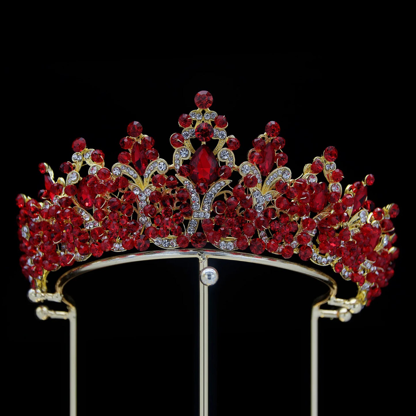 Glamour Unveiled: Gorgeous Crystal Princess Tiara For Party, Pageant, Prom - Fit for Royalty!