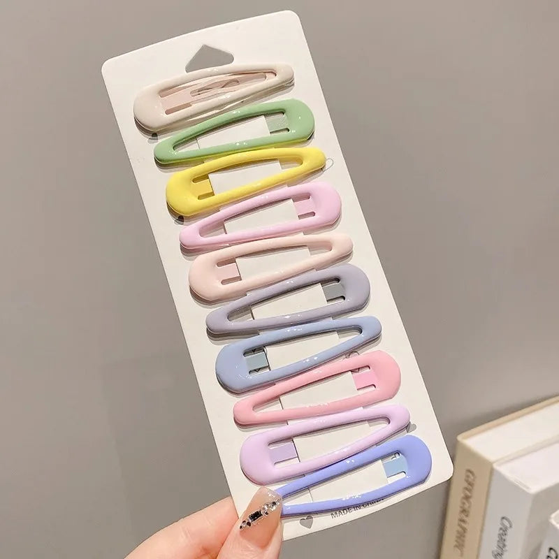 10PCS Cute Girls Hair Accessories Set – Rainbow Color Hair Clips & Toddler Hair Pins | Kids Headdress for Daily & Party Wear 🌈💖