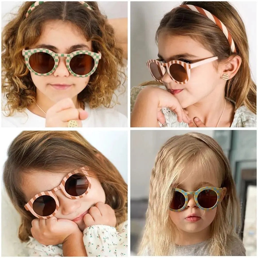 🕶️ Kids Retro Fashion Sunglasses – UV Protection | Lightweight Polycarbonate Lenses | Stylish Eyewear for Boys & Girls 👧🧒