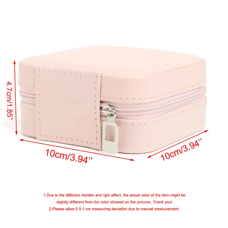 ✨ Personalized Custom Jewelry Box – Travel Ring Box with Name & Initial | Bridesmaid, Birthday, Proposal, Mother’s Day Gift 🎁💖