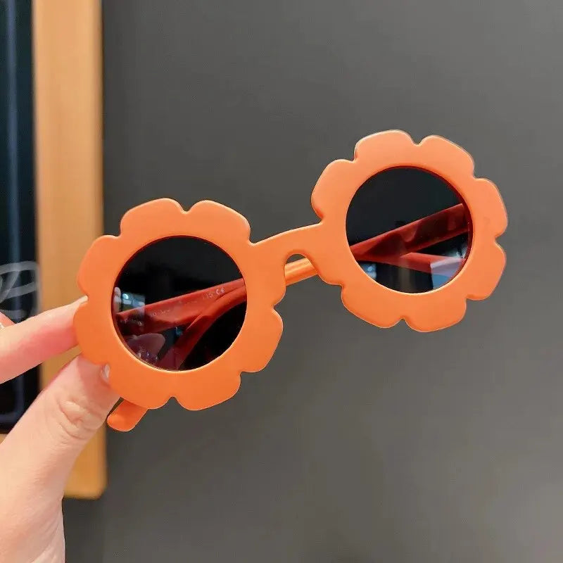 Cute Flower Kids Sunglasses 🌼 | Candy Color UV Protection Shades for Girls & Boys | Toddler Outdoor Summer Glasses