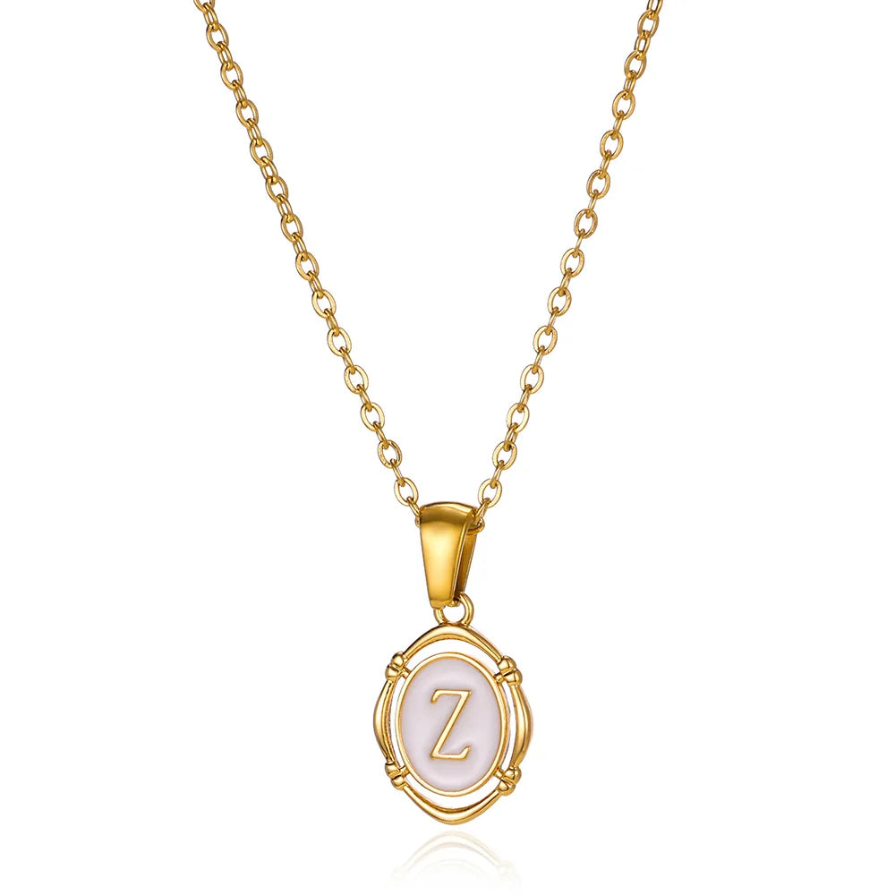 A-Z Initial Letter Necklace for Girls & Boys | Alphabet Name-Style Jewellery Birthday Gift!