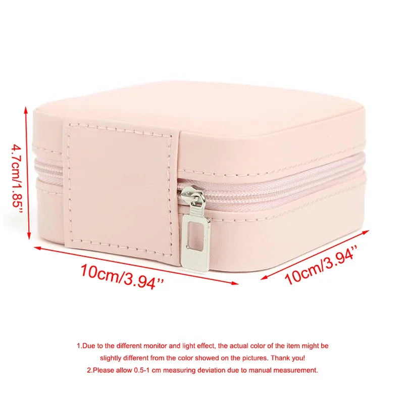 ✨ Personalized Custom Jewelry Box – Travel Ring Box with Name & Initial | Bridesmaid, Birthday, Proposal, Mother’s Day Gift 🎁💖