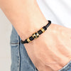 Score Big with Our Hand-Woven Leather Football Bracelet for Boys!