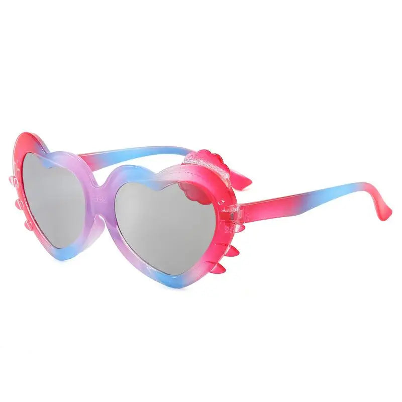 Girls Heart Shaped Sunglasses | Kids Beach, Travel & Outdoor Play Sun Shades!