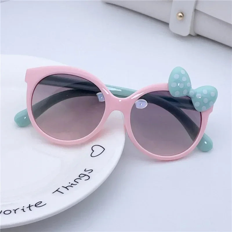 Cute Cat Kids Sunglasses 😻 | Fashion UV400 Gradient Eyewear for Girls & Boys – Stylish & Protective Summer Shades!