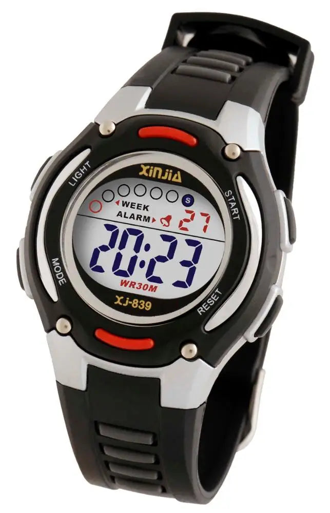 Durable waterproof watch designed for active children.