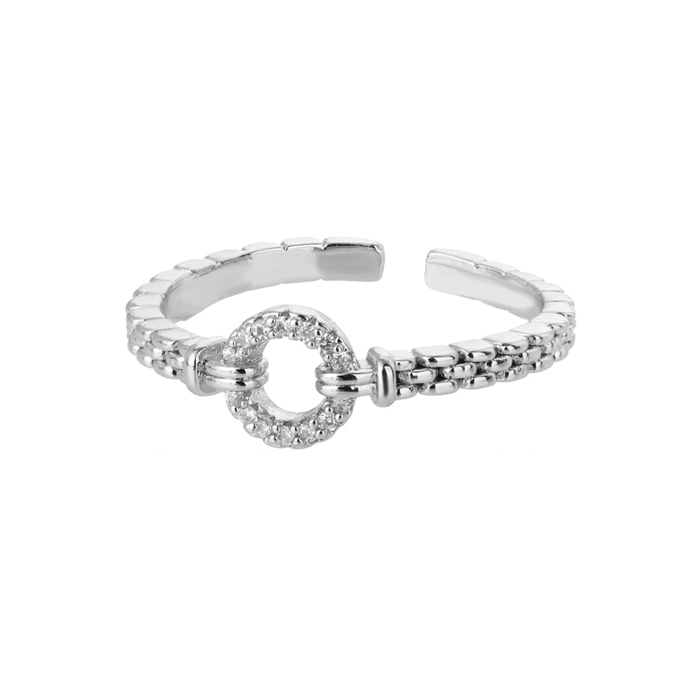 Radiant Rebellion: Girls Teens Punk Rock Open-Adjusted Ring - Jewelry Gift with a Touch of Edgy Elegance! - Kids Jewellery Shop