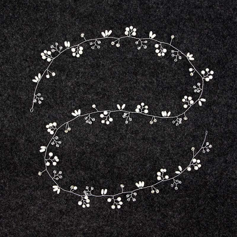 Elegant Crystal Pearl Hair Accessories: Dazzling Wedding Jewelry for Brides and Bridesmaids!