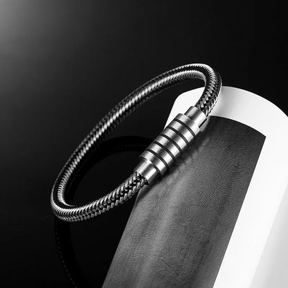 Fashionable Stainless Steel Genuine Leather Bracelets for Boys! - Kids Jewellery Shop