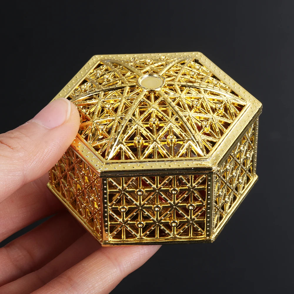 Vintage Retro Hollow Jewellery Storage Box | Transparent Trinket Organiser | Treasure Box Gift & Party Favour Box!