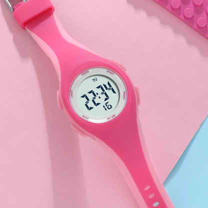 Kids Digital Sport Watch for Boys – LED Waterproof, Shock Resistant, Alarm, Stopwatch & More!