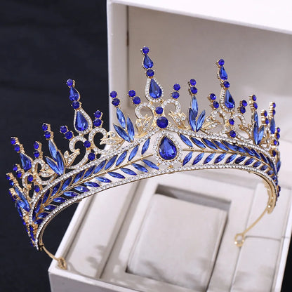 Elevate Your Elegance: Baroque Luxury Crystal Tiaras Headpiece! - Kids Jewellery Shop