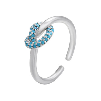 Open Adjustable Zircon Ring for Girls & Teens – Simple Fashion Jewellery | Sparkling CZ Kids Ring!
