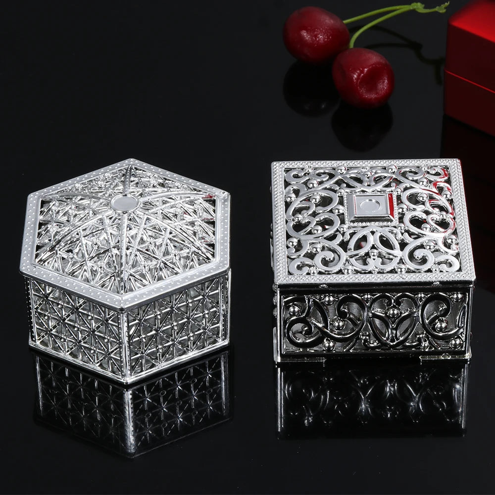 Vintage Retro Hollow Jewellery Storage Box | Transparent Trinket Organiser | Treasure Box Gift & Party Favour Box!
