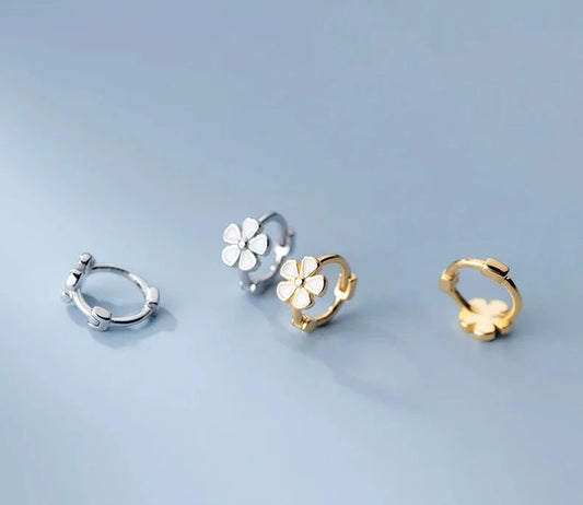 Blossoming Beauty: Sweet Flower Hoop Earrings - Perfect Birthday Jewelry Gift for Girls, Teens, and Women! - Kids Jewellery Shop