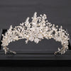Blossoming Elegance: Crystal Flower Tiara - Luxury Headdress for a Regal Radiance!