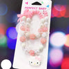 Charm and Elegance: Hello Kitty Crystal Beads Necklace and Bracelet Set - Perfect Girls' Gift for Sparkling Style and Fun!