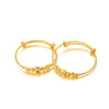 Radiant Charms: 2Pcs Baby Bangles - A Shimmering Bangle Set for Kids, the Perfect Jewelry Gift!
