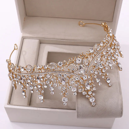 Baroque Retro Crystal Tiaras - Pageant, Prom, and Special Occasion Headband for Unparalleled Elegance! - Kids Jewellery Shop