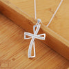 Load image into Gallery viewer, Divine Radiance: 925 Sterling Silver Cross AAA Zircon Pendant Necklace!