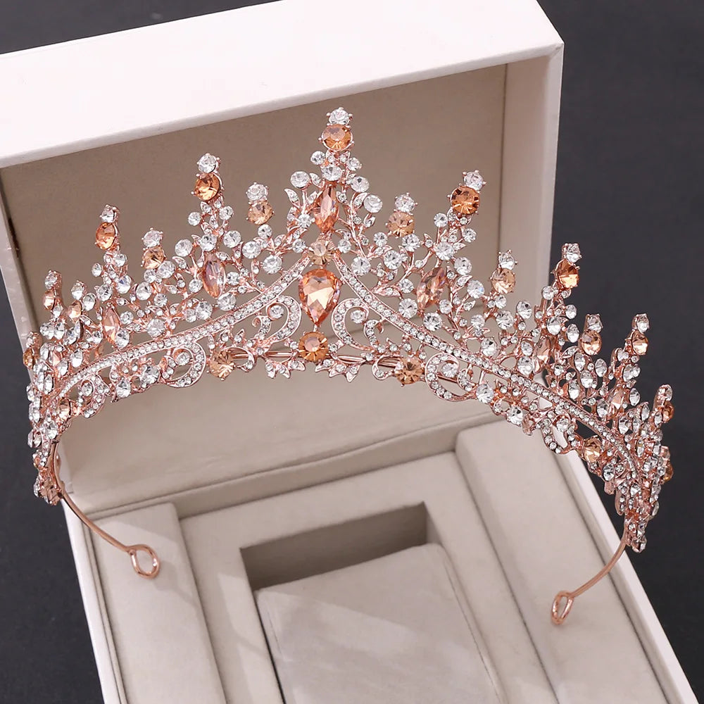 Baroque Retro Crystal Tiaras - Pageant, Prom, and Special Occasion Headband for Unparalleled Elegance!