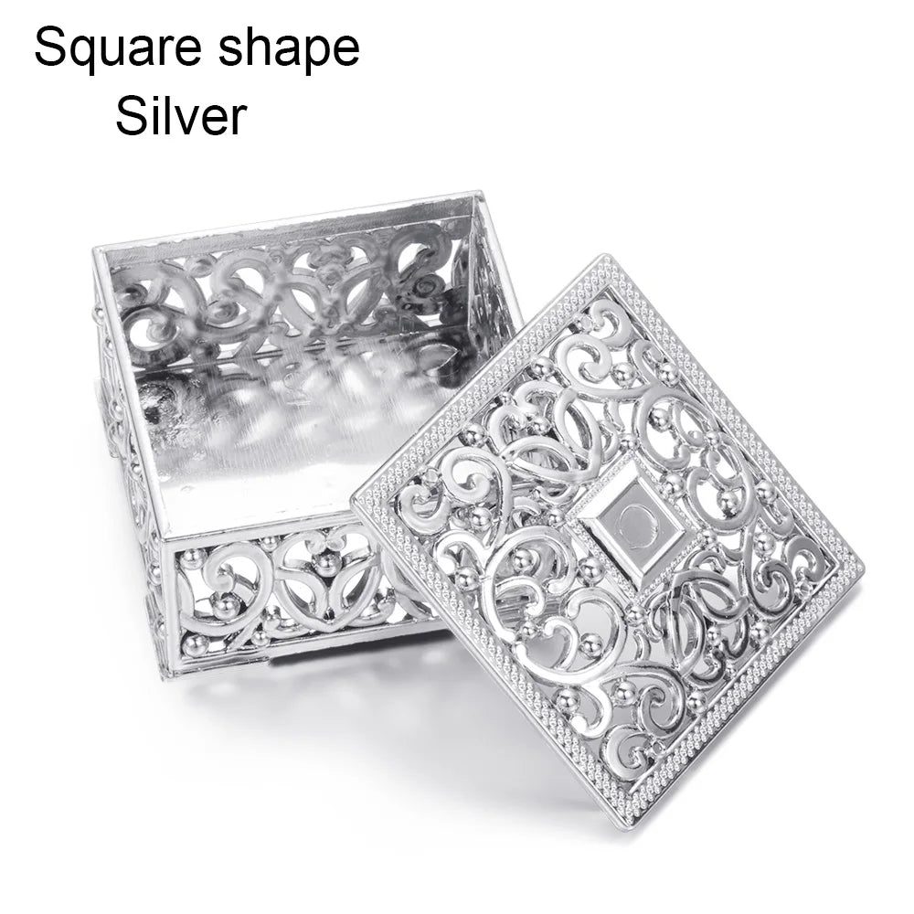 Vintage Retro Hollow Jewellery Storage Box | Transparent Trinket Organiser | Treasure Box Gift & Party Favour Box!