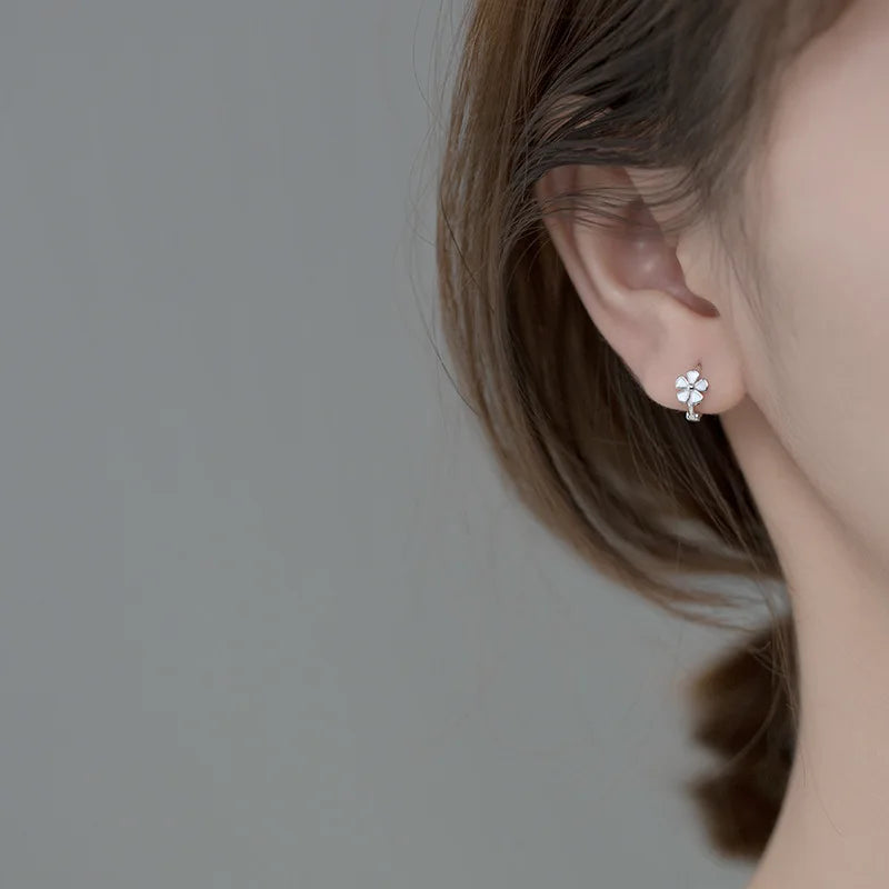 Blossoming Beauty: Sweet Flower Hoop Earrings - Perfect Birthday Jewelry Gift for Girls, Teens, and Women! - Kids Jewellery Shop