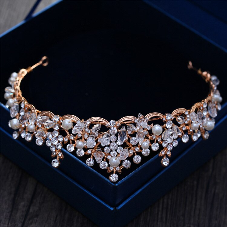 Luxury Crystal Pearl Tiara - Pageant, Prom, Bridesmaid Marvel for Special Occasions - Exquisite Hair Accessories! - Kids Jewellery Shop