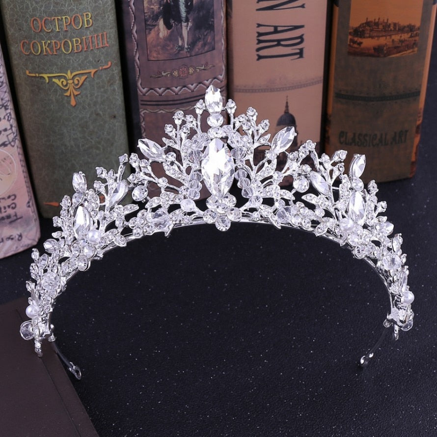 Baroque Opulence: Luxury Crystal Tiaras Pageant Diadems - Headbands that Redefine Elegance in Hair Accessories! - Kids Jewellery Shop