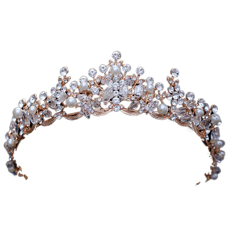 Luxury Crystal Pearl Tiara - Pageant, Prom, Bridesmaid Marvel for Special Occasions - Exquisite Hair Accessories! - Kids Jewellery Shop