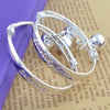 Adorable 2-Piece Toddler Silver Bangle Bracelet Set: Perfect Fashion Jewelry for Children's Birthday Gifts!