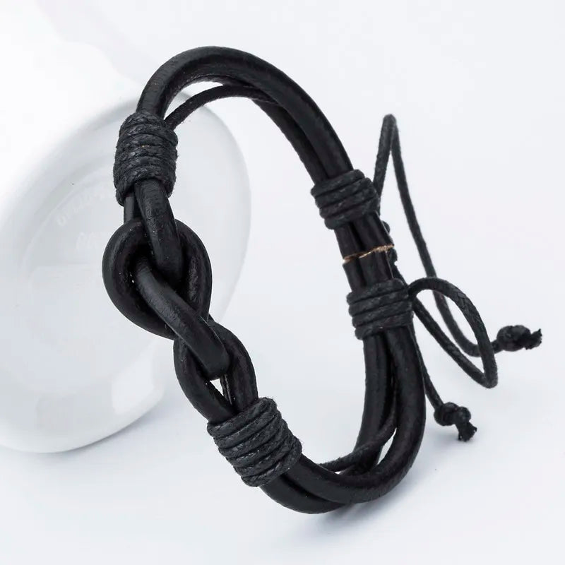 Handcrafted Elegance: Artisanal Woven Leather Bracelets for Boys! - Kids Jewellery Shop