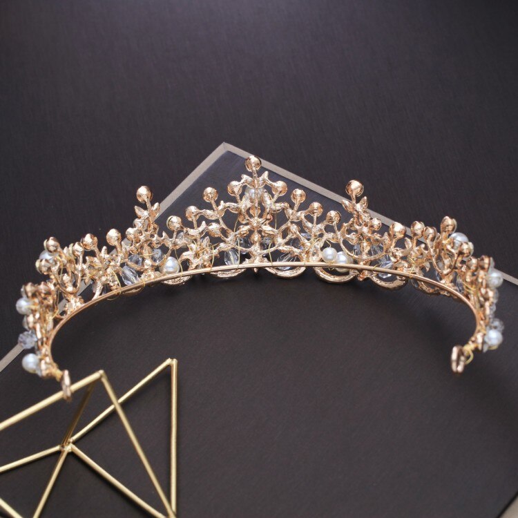 Luxury Crystal Pearl Tiara - Pageant, Prom, Bridesmaid Marvel for Special Occasions - Exquisite Hair Accessories! - Kids Jewellery Shop