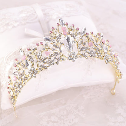 Baroque Opulence: Luxury Crystal Tiaras Pageant Diadems - Headbands that Redefine Elegance in Hair Accessories! - Kids Jewellery Shop