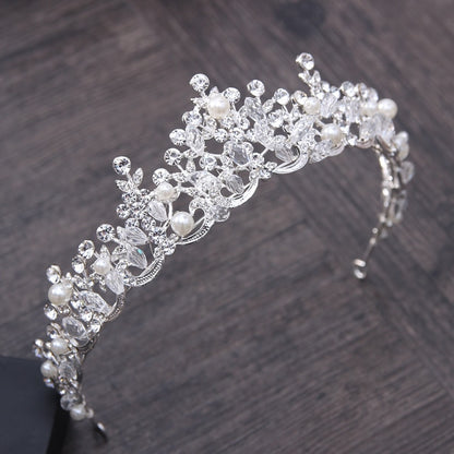 Luxury Crystal Pearl Tiara - Pageant, Prom, Bridesmaid Marvel for Special Occasions - Exquisite Hair Accessories! - Kids Jewellery Shop