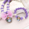 Magical Cartoon Necklace and Bracelet Set - Enchanting Accessories for Girls' Fancy Dress Parties & Special Occasions!