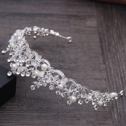 Luxury Crystal Pearl Tiara - Pageant, Prom, Bridesmaid Marvel for Special Occasions - Exquisite Hair Accessories! - Kids Jewellery Shop