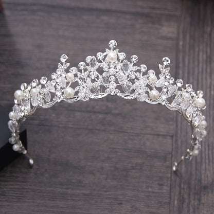 Luxury Crystal Pearl Tiara - Pageant, Prom, Bridesmaid Marvel for Special Occasions - Exquisite Hair Accessories! - Kids Jewellery Shop