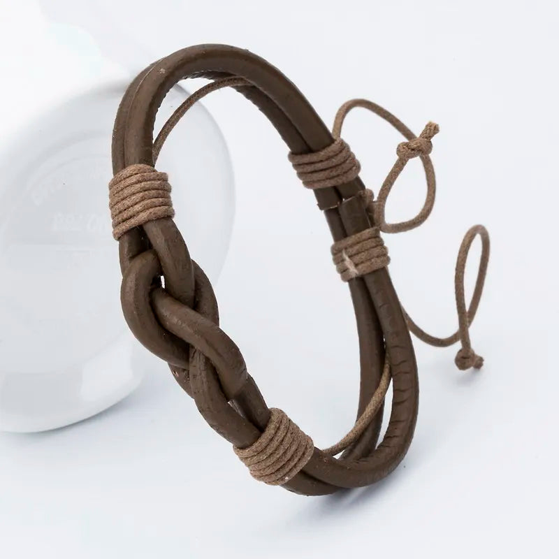Handcrafted Elegance: Artisanal Woven Leather Bracelets for Boys! - Kids Jewellery Shop